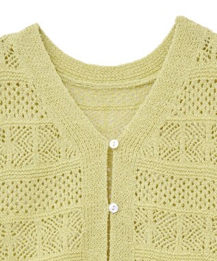 AMERICAN HOLIC 【前後2WAY】レース編みニットベスト Pistachio