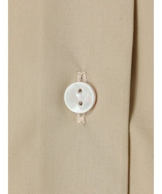 earth music&ecology 袖タックブラウス Beige