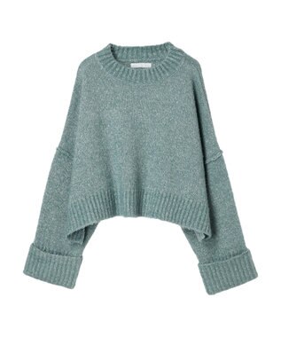 Green Parks ・Ｐｅｔｉｔ　Ｆｌｅｕｒ　ブークレワイドニット Green