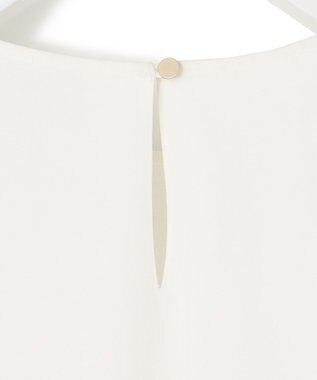 23区 【洗える】テプラマットシフォン ブラウス ホワイト系