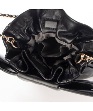 UNBILLION カカトゥ kakatoo / リボンチェーンショルダー ブラック