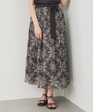  ロータスタイルプリント スカート