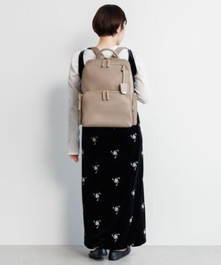 ACE BAGS & LUGGAGE Jewelna Rose フレイヤ・リュック エアリィ ワイド A4/13.3インチPC収納 16264 ジュエルナローズ グレージュ