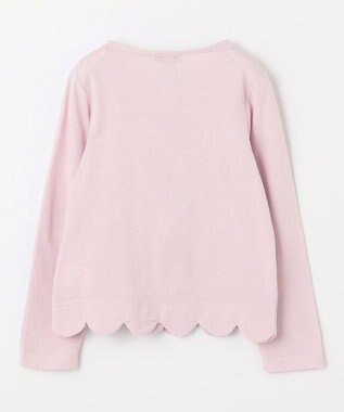 ANY KIDS 接触冷感 UVケア カーディガン ラベンダー