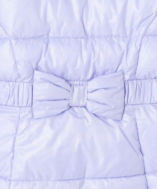 ANY KIDS 【洗濯機OK】中綿 Aライン コート サックスブルー