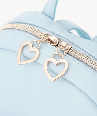 ANY KIDS リボン 合皮 リュックサック サックスブルー