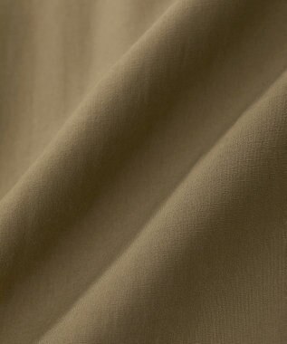 YECCA VECCA バックギャザーロングシャツ Dark Beige