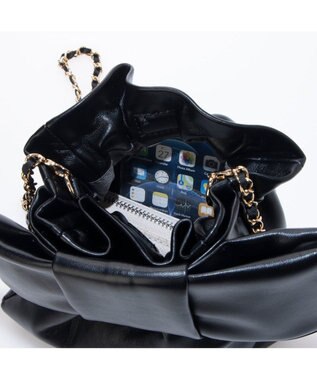 UNBILLION カカトゥ kakatoo / リボンチェーンショルダー ブラック