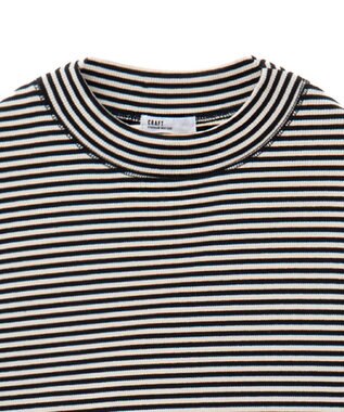 CRAFT STANDARD BOUTIQUE スパンフライスハイネックTEE Border