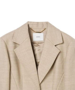 JOSEPH バージンウール テーラードジャケット Powder Melange
