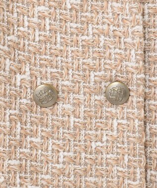 GRACE CONTINENTAL ツイードジレワンピース ベージュ