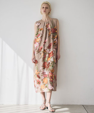 自由区 【カトリエムブーケ】Fleurs audacieuses コクーンワンピース