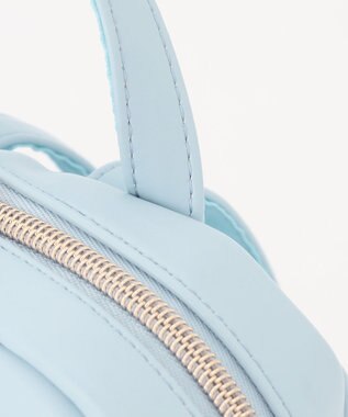 ANY KIDS リボン 合皮 リュックサック サックスブルー