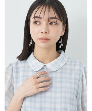 earth music&ecology クラシカルチェックワンピース Beige