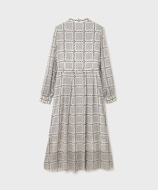 GRACE CONTINENTAL チェーンチェックプリントワンピース キナリ