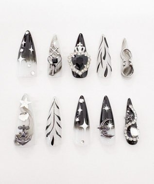 WEGO デザインデコネイルチップ 柄1