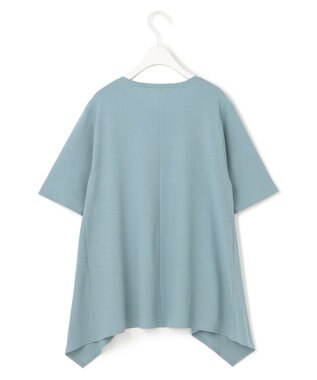 ICB L 【接触冷感・洗える】グレースジャージー デザインプルオーバー カデットブルー系