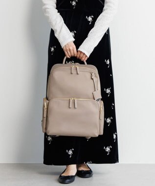 ACE BAGS & LUGGAGE Jewelna Rose フレイヤ・リュック エアリィ ワイド A4/13.3インチPC収納 16264 ジュエルナローズ グレージュ