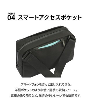 ACE BAGS & LUGGAGE ace. ラグレンティスクロスX ショルダーバッグ 高強度 高撥水 軽量 20062 エース ブラック