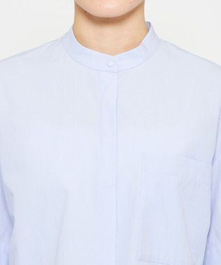 uncrave カラータイプライター ショートシャツ サックス