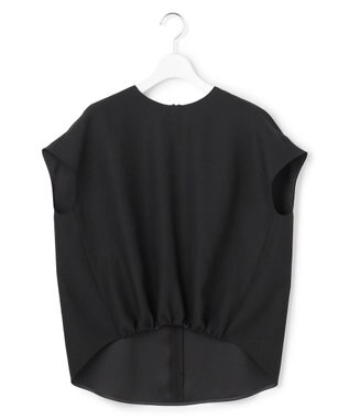 ICB 【先行予約】 FluidBackSatin フレンチスリーブブラウス