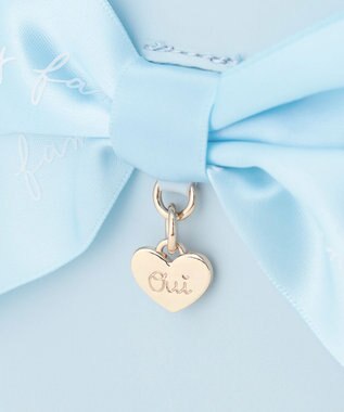 ANY KIDS リボン 合皮 リュックサック サックスブルー