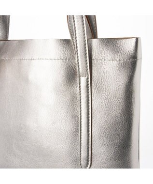 UNBILLION ペルケ perche / ゴートスムース2wayトートバッグ シルバー