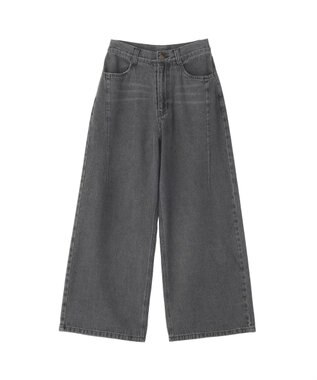 CRAFT STANDARD BOUTIQUE ストレートワイドデニムパンツ Gray