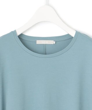 ICB L 【接触冷感・洗える】グレースジャージー デザインプルオーバー カデットブルー系