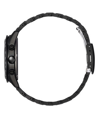 VAGARY クロノグラフ ステンレススチール ブラック電池切れですが使用可能 VAGARY クロノグラフ ステンレススチール ブラック電池切れですが使用可能