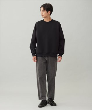 UNFILO MENS 【男女兼用】BEAUTY FORM JERSEY クルー ブラック