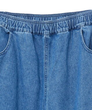 Green Parks ・ＤＯＵＢＬＥ　ＦＬＡＧＳリボン刺繍ポケットデニ Light Indigo