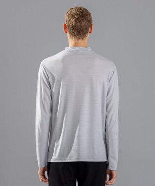 JOSEPH HOMME クリアウールジャージー　モックネック ライトグレー系