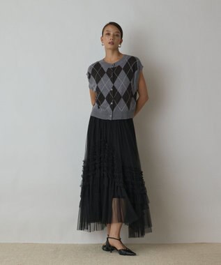 GRACE CONTINENTAL イレギュラ－チュ－ルスカート