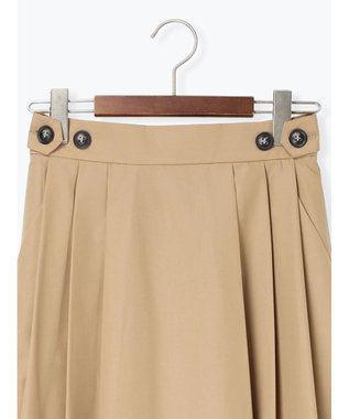 Te chichi タイプライタータックフレアスカート ベージュ