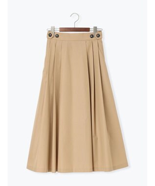 Te chichi タイプライタータックフレアスカート ベージュ