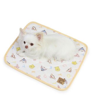 PET PARADISE ディズニー くまのプーさん  クール マット《ハッピー柄》小型犬 48×40㎝ ハッピー柄