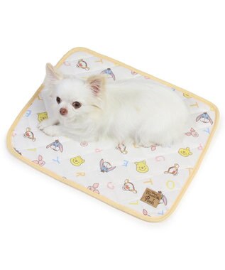 PET PARADISE ディズニー くまのプーさん  クール マット《ハッピー柄》小型犬 48×40㎝ ハッピー柄