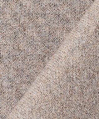 ANY SIS リブポイント ニット ベージュ