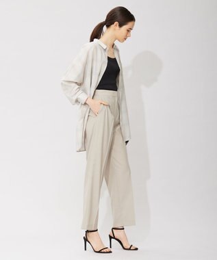 ICB 【洗える】シアーチェック シャツ トープ系