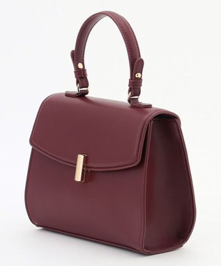 組曲 【加藤ローサさん着用】トップハンドル ハンドバッグ ワイン系