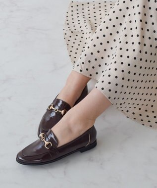 Bridget Birkin 【Bridget Birkin】シンプルビットデザインローファー