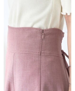 earth music&ecology バックレースアップスカート Pink
