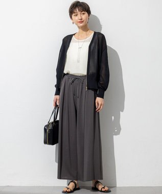 23区 バー スライド ラリエット ネックレス シルバー系