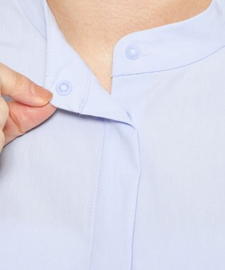 uncrave カラータイプライター ショートシャツ サックス