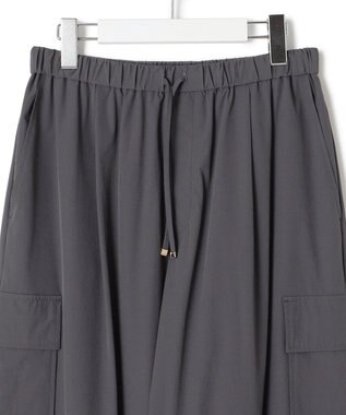 23区 【撥水加工/洗える】ナイロン2WAYストレッチ パラシュート パンツ グレー系