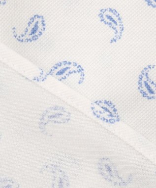 JOSEPH ABBOUD 【イージーケア】 ジャージーペイズリープリントシャツ サックスブルー系5