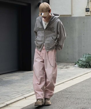 WEGO チェーン付きバルーンパンツ ピンク