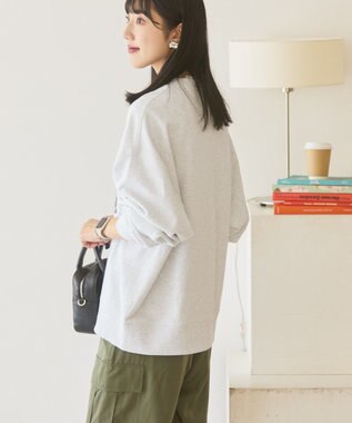 AMERICAN HOLIC ハンドストロークフォト裏毛プルオーバー Gray Mixture