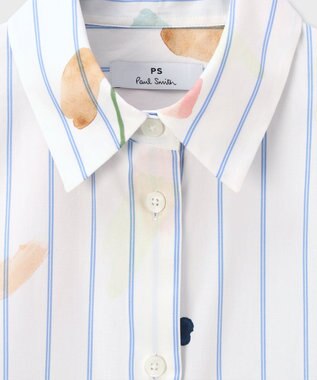 Paul Smith Mark Making プリント ブラウス オフホワイト